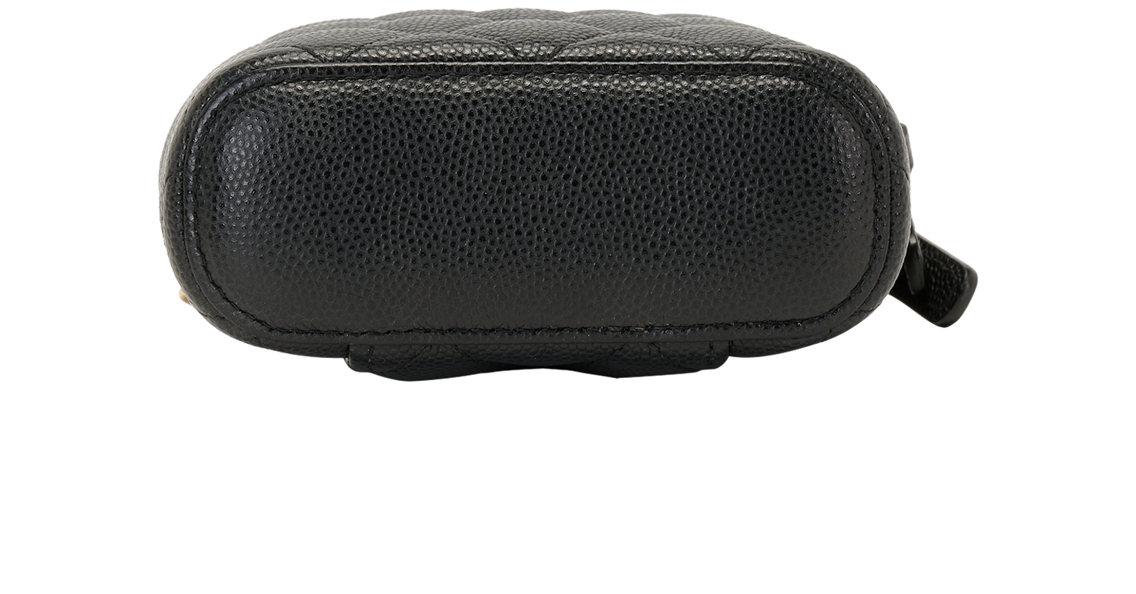 Chanel Vertical Mini Vanity, &pound;2,300, Handbags, Black, Caviar Leather, Top view